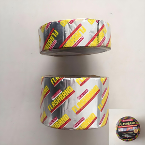 Self Adhesive Bitumen Waterproof Tape Aluminum Foil Flash Band for Roof Leak Repair <strong>Gutter</strong> <strong>Seal</strong> and Window Protection - Product Image 1