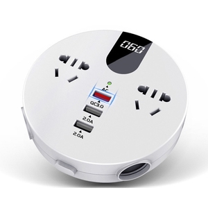 Convertisseur de puissance pour voiture 500W <span class=keywords><strong>DC</strong></span> <span class=keywords><strong>12V</strong></span> 24V vers AC 110V 220V avec <span class=keywords><strong>chargeur</strong></span> rapide QC3.0 et écran LCD numérique pour camion, <span class=keywords><strong>camping</strong></span>-<span class=keywords><strong>car</strong></span>, <span class=keywords><strong>camping</strong></span> - Vente en gros - Product Image 1