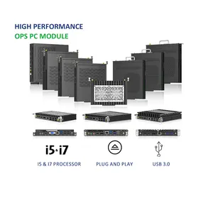 उच्च प्रदर्शन ऑप्स मॉड्यूल 8k डिस्प्ले इनटेल कोर i7 12 वीं पीढ़ी पोर्टेबल प्लग-योग्य ऑप्स कंप्यूटर
