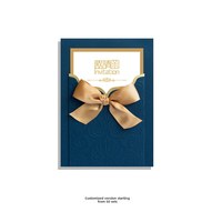 Carte d'invitation personnalisée haut de gamme en relief, style chinois créatif, pour événements professionnels et réunions annuelles