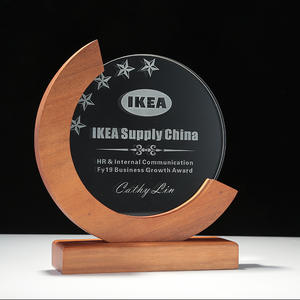 Trofeo deportivo chapado en oro, copa <span class=keywords><strong>de</strong></span> <span class=keywords><strong>dardos</strong></span> <span class=keywords><strong>de</strong></span> cristal, trofeo <span class=keywords><strong>de</strong></span> madera personalizado, Winner, Fitness, culturismo, gimnasia, venta al por mayor - Product Image 2