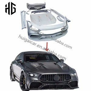 Kit de carrosserie extérieur pour pare-chocs avant et arrière demi-jupe en fibre de carbone pour <span class=keywords><strong>Mercedes</strong></span> <span class=keywords><strong>AMG</strong></span> GT50 GT53 GT63 GT43 SCL Wide Body Kit - Product Image 1