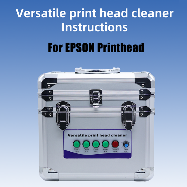 New Ultrasonic Print Head Cleaner for Inkjet Printer Printhead Cleaning Machine XP600 DTF Cleaning Solution