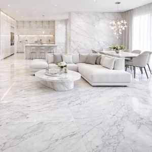 Losas de Mármol Natural Italiano Bianco Carrara para Pisos, Encimeras de Cocina, Paneles de Pared y Escaleras - Product Image 1