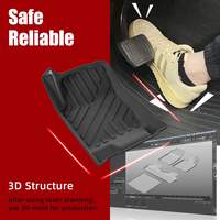 Tapis de sol de voiture complets en TPE 3D antidérapants et étanches MIPI, épaisseur 3,5 mm, pour Chevrolet S10 MAX & MAXUS T60/T70/T90 2024 Fuel