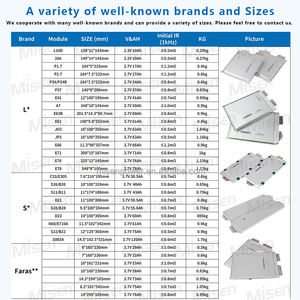Toptan Farasis 5C Yüksek Deşarj Oranlı P148A IFP09200598P148A 3.2V 145Ah 148Ah 148.5Ah Lifepo4 Güneş Enerjisi İçin Kese Tipi Pil Hücresi - Product Image 5