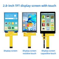 QTSS 2,8 Zoll TFT IPS LCD-Anzeigemodul 240*320 ST7789T3 Treiber-IC Weiße LED-Hintergrundbeleuchtung SPI 4W Schnittstelle Werkslieferung