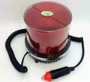 Lámpara de advertencia estroboscópica roja y azul LED Luz intermitente magnética para vehículo de automóvil - Product Image 2