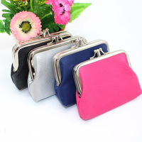 Dompet Koin PU Ganda Baru Model Ms Zero, Tas Kecil Warna Cerah dan Segar, Grosir Tersedia