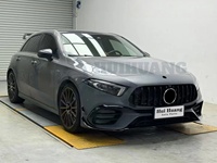 Bodykit Grosir untuk Benz W177 A-Class A180 A200 A220 2019-2025 Ubah ke A45 AMG Bumper Depan Belakang Lip Knalpot