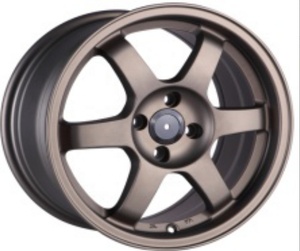 Rines Deportivos Dorados para Auto, Pintura Completa, 4 Orificios, 15 Pulgadas, PCD 4*100 /114.3, <span class=keywords><strong>Aros</strong></span> de Aluminio de 15 Pulgadas - Product Image 3