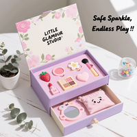 Boîtes en papier d'emballage de cosmétiques pour enfants de rouge à lèvres de parfum en carton de beauté portable de forme personnalisée