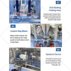 OCEAN Small Sugar Cube Packing Chip Bag Snack Packaging Máquina de pesaje y llenado - Product Image 4