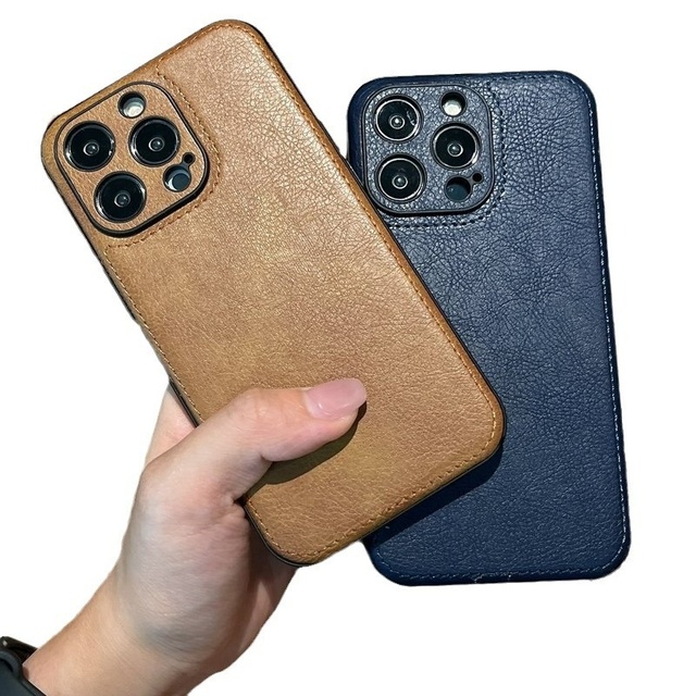 Luxury Phone Case Cell Phone Back Cover Leather Phone Case for iPhone 17/ 16 /15/14/13/12/11