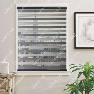 Store zébré moderne et minimaliste EX10 SUPER, rideau à double bande pour l'aménagement intérieur d'appartements, anti-éblouissement - Product Image 6