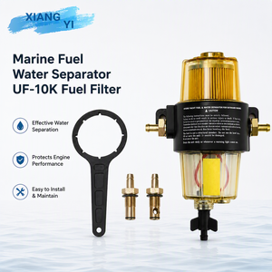 Séparateur d'eau et de carburant marin transparent UF-10K, filtre à carburant pour moteur hors-bord, yacht, bateau de pêche - Product Image 5