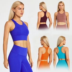 SHINBENE HI CLOUD-<span class=keywords><strong>ropa</strong></span> de entrenamiento para mujer, 23 colores, gimnasio, Fitness, Sujetador deportivo, camiseta sin mangas - Product Image 1