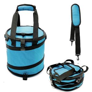 Tas Pendingin Terisolasi Portabel, Tas Es Lipat Nylon Tahan Lama untuk Hiking, Camping, Perjalanan, Piknik, BBQ, Tas Pendingin Termal - Product Image 1
