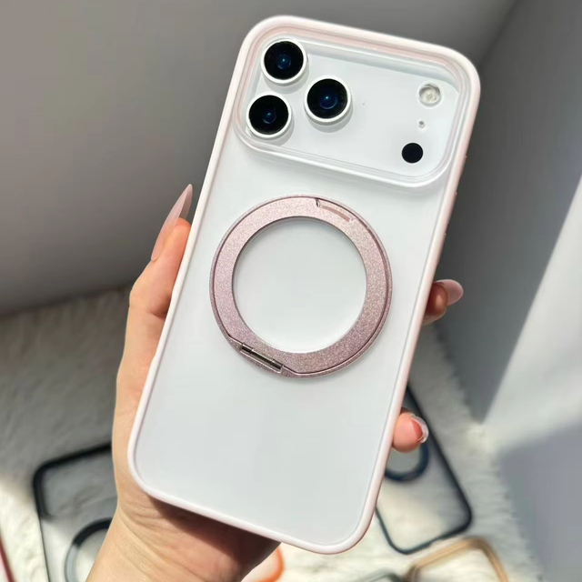 Metal Independent Button with Magnetic Dual Color 2-in-1 Phone case 2.0 Thickness All Inclusive Anti Drop Phone case