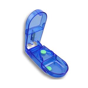 Kotak pil transparan 2 dalam 1 dengan pemotong - Product Image 1