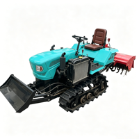 Tractor Agrícola Compacto de 40HP, 3 Cilindros, Caja de Cambios Automática, Enganche de 3 Puntos, Multifuncional, para Pequeñas Granjas y Huertos