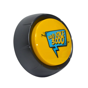 Bouton sonore personnalisé haut <span class=keywords><strong>de</strong></span> gamme fabriqué en usine, en plastique écologique, avec plusieurs clips sonores, fonctionnant sur piles, pour le divertissement - Product Image 1