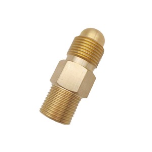 อะแดปเตอร์กระบอกสูบคู่ LJFLO G5/8 ตัวผู้ ทำจากทองเหลือง สำหรับเชื่อมต่อตัวควบคุมออกซิเจน อุปกรณ์เชื่อมต่อแก๊สในห้องปฏิบัติการ - Product Image 4