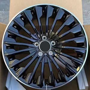 Jantes en alliage forgé 18-24 pouces, multi-branches, noir brillant usiné, 5x112 5x130 pour Mercedes G63 GLE <span class=keywords><strong>GLS</strong></span> Classe S V167 X167 W223 W463 - Product Image 1
