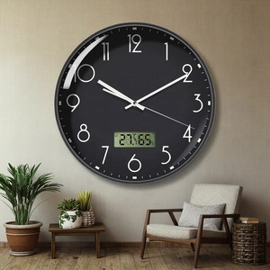 Đồng hồ treo tường kỹ thuật số <span class=keywords><strong>LED</strong></span> kim chỉ giờ thạch anh im lặng kiểu Bắc Âu sang trọng nhẹ nhàng trang trí nhà cửa phòng khách năm 2025 - Product Image 3