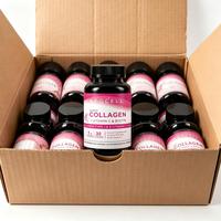 Capsules de Super Collagène OEM ODM avec Vitamine C et Biotine pour la Beauté de la Peau, des Cheveux et des Ongles