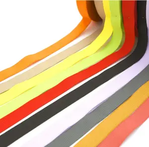مخزون متعدد الألوان شبكة شبكية منسوجة من الكروشيه الحياكة الحزام المطاطي عالي التمدد الحزام الخصر لملحقات الملابس