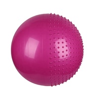 Ballon d'exercice gonflable en PVC écologique, ballon d'équilibre pour le yoga avec demi-massage