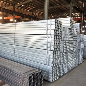 Almacenamiento de fábrica Grande 50mm X 50mm 100X100 Sección de caja de acero Tubo cuadrado galvanizado Proveedores Tubo - Product Image 6