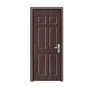Porte intérieure en pvc mdf, noyau creux, porte en bois, bon marché