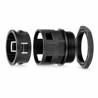 Raccord flexible en nylon pour tuyau, collier de serrage, raccord de conduit, presse-étoupe pour câble, connecteur droit étanche, protection IP68, 1,5 mm PG7-PG48