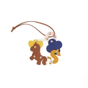 YY Faux Leather <b>Bag</b> Pendant Gift for the New Year of the Horse Handbag <b>Charm</b> Lucky Horse Pendant - Product Image 3