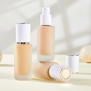 개인 라벨 매트 LOW MOQ 리퀴드 파운데이션 메업 방수 풀 커버리지 파운데이션 뮤에스트라 그라티스 드 마킬라제 - Product Image 4