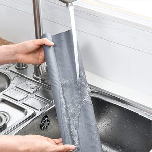 Tira <span class=keywords><strong>de</strong></span> sellado inferior para puerta, <span class=keywords><strong>sellador</strong></span> <span class=keywords><strong>de</strong></span> <span class=keywords><strong>espuma</strong></span> con tope <span class=keywords><strong>de</strong></span> reducción para casa y oficina, 96cm - Product Image 6