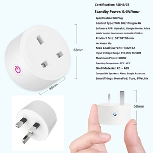 Matter UK Smart <strong>Plug</strong> 13A 16A Optional Energy Monitoring <strong>Remote</strong> Control for OEM Project Supply - Product Image 2
