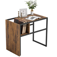 Tables d'appoint en marbre dorées en forme de C modernes et luxueuses avec chargeur sans fil USB pour salon et chambre à coucher