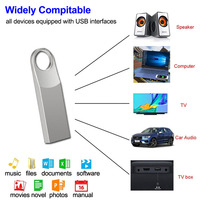 Flashdisk USB 8GB 16GB 32GB 64GB 128GB 256GB USB3.0 Memori Flash Kecepatan Tinggi USB Flash Drive Logo Kustom Gratis Metal Clé USB
