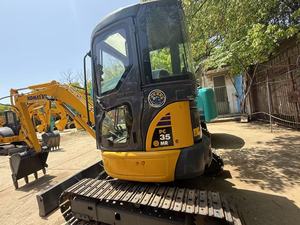 Precio barato excavadora usada Komatsu Pc55mr Pc56 Pc35 Pc30 Pc60 Pc70 Mini excavadora sobre orugas horas de trabajo bajas envío global rápido - Product Image 3