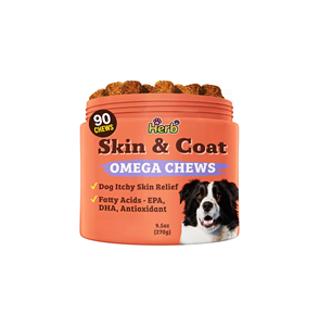 Friandises à mâcher souples pour chiens, marque privée OEM/ODM, riches en protéines, pour la santé de la peau et du pelage, le soutien digestif et immunitaire, avec acides gras oméga - Product Image 1