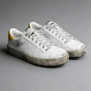 Chaussures de couple décontractées sportives rétro neuves et vieillies en cuir véritable légères pour créateur de mode - Product Image 5