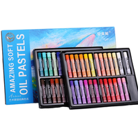 Set de 48 Pasteles al Óleo Suaves con 48 Colores Surtidos para Mezclar, Difuminar, Colorear y Dibujar