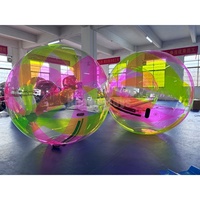 Ballon Gonflable Commercial de Marche sur l'Eau 1,5-2m en TPU/PVC, Capacité 250kg, Fermeture Éclair TIZIP Allemande, Vente en Gros Usine pour l'Extérieur