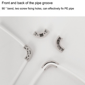 Tubo de PE desechable, adaptador de ángulo recto de 90 grados para purificador de agua, incluye manguera de camino de agua, tira de ranura, purificador de plástico - Product Image 6