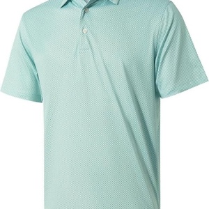 Chemises de golf pour hommes, légères, respirantes, anti-UV, avec logo brodé personnalisé, en tissu tricoté, vente en gros, sublimation - Product Image 6