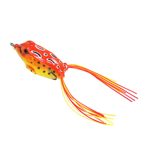 Esca Classica a Forma di Rana, Esca per Pesca a Mosca, Set di Rane Bioniche, Esca Artificiale Nera Specializzata per Lanci Lunghi - Product Image 5