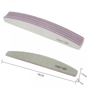 Double Sided <b>Nail</b> <b>File</b> Set 180 100 Grit Emery Board for Manicure Pedicure Art Tools - Product Image 6